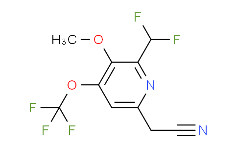 AM210324 | 1806263-09-1 | 2-(Difluoromethyl)-3-methoxy-4-(trifluoromethoxy)pyridine-6-acetonitrile