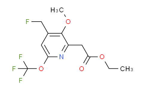 AM210327 | 1804930-76-4 | Ethyl 4-(fluoromethyl)-3-methoxy-6-(trifluoromethoxy)pyridine-2-acetate