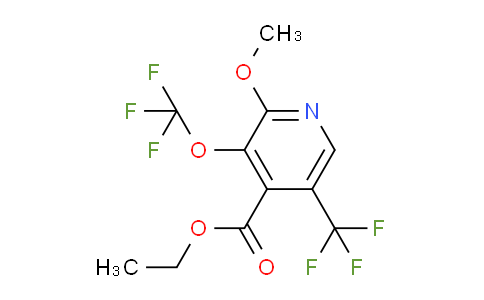 Ethyl 2-methoxy-3-(trifluoromethoxy)-5-(trifluoromethyl)pyridine-4-carboxylate