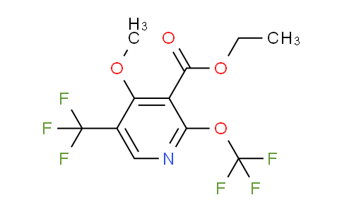 AM210342 | 1804681-16-0 | Ethyl 4-methoxy-2-(trifluoromethoxy)-5-(trifluoromethyl)pyridine-3-carboxylate