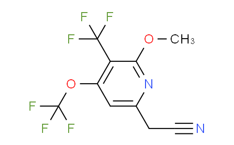 AM210353 | 1804482-48-1 | 2-Methoxy-4-(trifluoromethoxy)-3-(trifluoromethyl)pyridine-6-acetonitrile