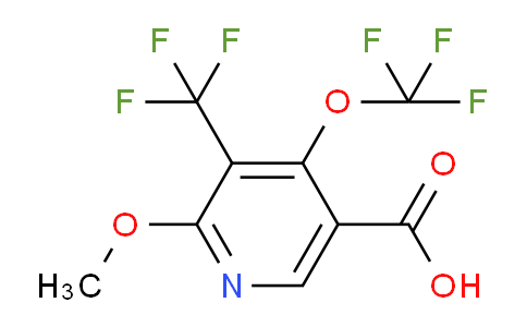 AM210357 | 1806260-96-7 | 2-Methoxy-4-(trifluoromethoxy)-3-(trifluoromethyl)pyridine-5-carboxylic acid