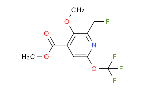 AM210358 | 1805097-23-7 | Methyl 2-(fluoromethyl)-3-methoxy-6-(trifluoromethoxy)pyridine-4-carboxylate