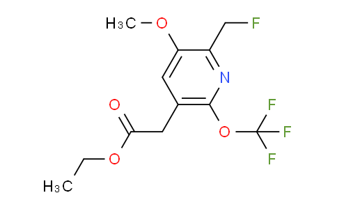 AM210364 | 1804760-37-9 | Ethyl 2-(fluoromethyl)-3-methoxy-6-(trifluoromethoxy)pyridine-5-acetate