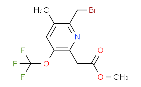 AM21037 | 1361755-61-4 | Methyl 2-(bromomethyl)-3-methyl-5-(trifluoromethoxy)pyridine-6-acetate