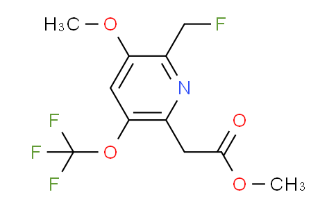 AM210371 | 1806753-17-2 | Methyl 2-(fluoromethyl)-3-methoxy-5-(trifluoromethoxy)pyridine-6-acetate