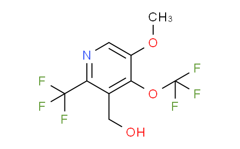 5-Methoxy-4-(trifluoromethoxy)-2-(trifluoromethyl)pyridine-3-methanol