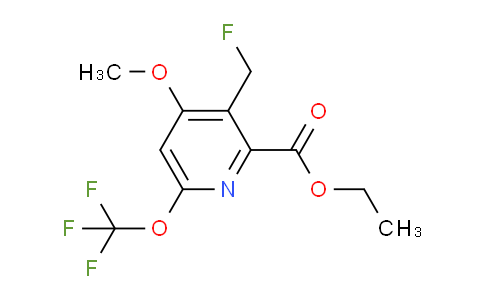 AM210382 | 1806009-67-5 | Ethyl 3-(fluoromethyl)-4-methoxy-6-(trifluoromethoxy)pyridine-2-carboxylate