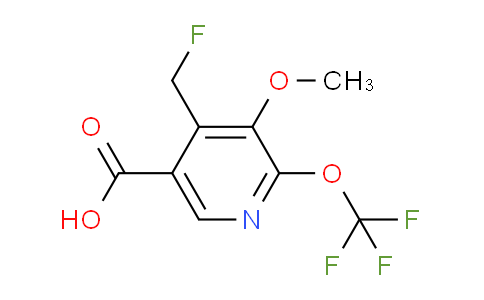 AM210390 | 1805097-05-5 | 4-(Fluoromethyl)-3-methoxy-2-(trifluoromethoxy)pyridine-5-carboxylic acid