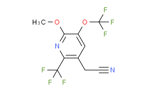 AM210400 | 1806767-08-7 | 2-Methoxy-3-(trifluoromethoxy)-6-(trifluoromethyl)pyridine-5-acetonitrile