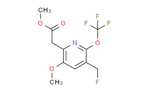 AM210402 | 1804474-47-2 | Methyl 3-(fluoromethyl)-5-methoxy-2-(trifluoromethoxy)pyridine-6-acetate