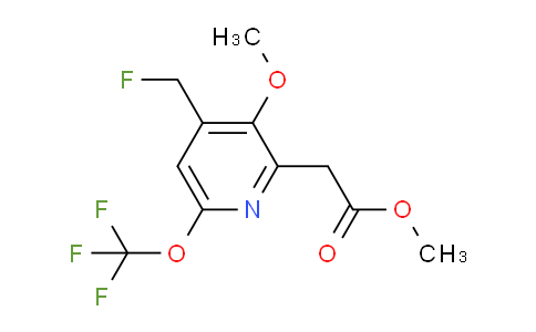AM210403 | 1806010-98-9 | Methyl 4-(fluoromethyl)-3-methoxy-6-(trifluoromethoxy)pyridine-2-acetate