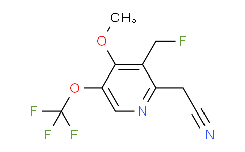 AM210412 | 1805222-33-6 | 3-(Fluoromethyl)-4-methoxy-5-(trifluoromethoxy)pyridine-2-acetonitrile