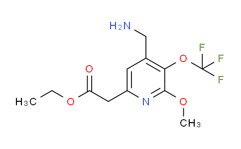 AM210424 | 1804467-01-3 | Ethyl 4-(aminomethyl)-2-methoxy-3-(trifluoromethoxy)pyridine-6-acetate