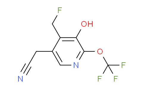 4-(Fluoromethyl)-3-hydroxy-2-(trifluoromethoxy)pyridine-5-acetonitrile