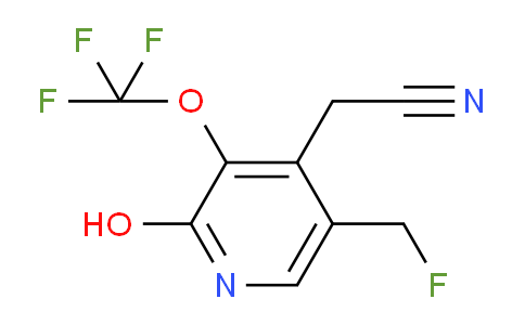 5-(Fluoromethyl)-2-hydroxy-3-(trifluoromethoxy)pyridine-4-acetonitrile