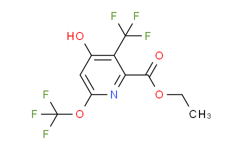 Ethyl 4-hydroxy-6-(trifluoromethoxy)-3-(trifluoromethyl)pyridine-2-carboxylate