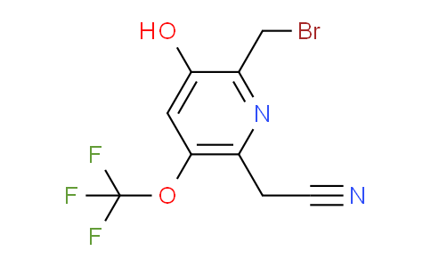 AM210454 | 1806727-42-3 | 2-(Bromomethyl)-3-hydroxy-5-(trifluoromethoxy)pyridine-6-acetonitrile