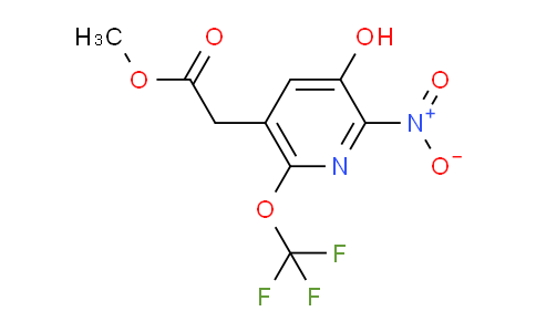 Methyl 3-hydroxy-2-nitro-6-(trifluoromethoxy)pyridine-5-acetate