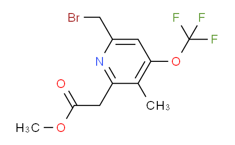 AM21047 | 1361920-76-4 | Methyl 6-(bromomethyl)-3-methyl-4-(trifluoromethoxy)pyridine-2-acetate