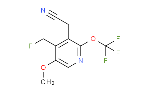 4-(Fluoromethyl)-5-methoxy-2-(trifluoromethoxy)pyridine-3-acetonitrile