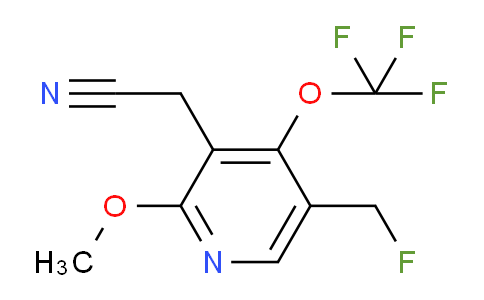 5-(Fluoromethyl)-2-methoxy-4-(trifluoromethoxy)pyridine-3-acetonitrile