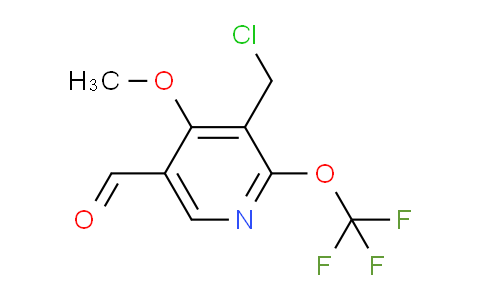 3-(Chloromethyl)-4-methoxy-2-(trifluoromethoxy)pyridine-5-carboxaldehyde