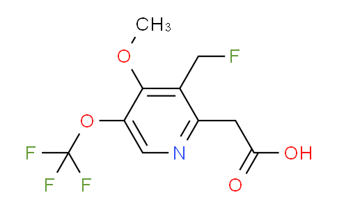 AM210492 | 1804473-97-9 | 3-(Fluoromethyl)-4-methoxy-5-(trifluoromethoxy)pyridine-2-acetic acid
