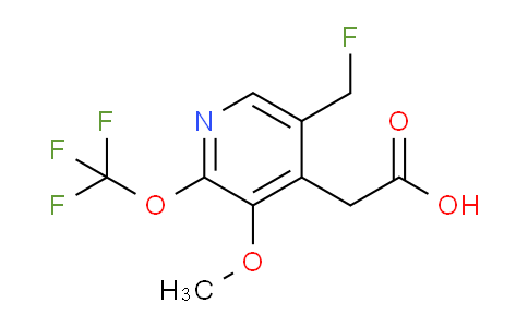 5-(Fluoromethyl)-3-methoxy-2-(trifluoromethoxy)pyridine-4-acetic acid