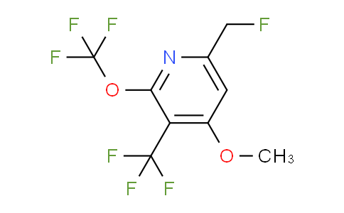 6-(Fluoromethyl)-4-methoxy-2-(trifluoromethoxy)-3-(trifluoromethyl)pyridine