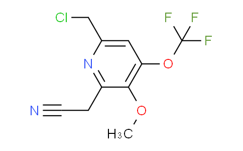AM210496 | 1806765-70-7 | 6-(Chloromethyl)-3-methoxy-4-(trifluoromethoxy)pyridine-2-acetonitrile