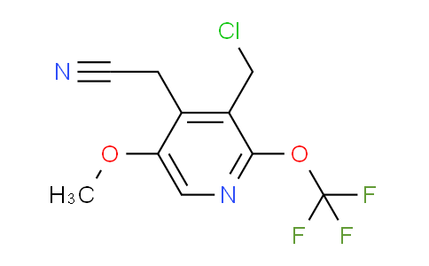 AM210500 | 1805071-75-3 | 3-(Chloromethyl)-5-methoxy-2-(trifluoromethoxy)pyridine-4-acetonitrile