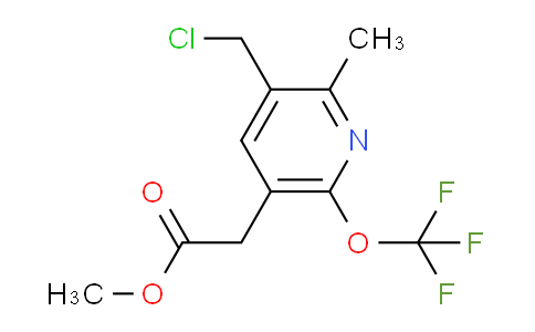 AM21051 | 1361819-08-0 | Methyl 3-(chloromethyl)-2-methyl-6-(trifluoromethoxy)pyridine-5-acetate