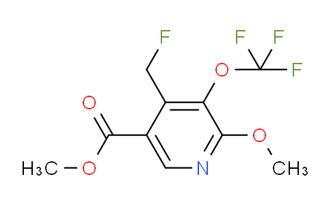 AM210511 | 1806749-03-0 | Methyl 4-(fluoromethyl)-2-methoxy-3-(trifluoromethoxy)pyridine-5-carboxylate