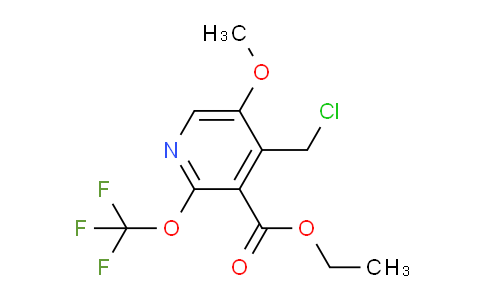 AM210512 | 1806155-32-7 | Ethyl 4-(chloromethyl)-5-methoxy-2-(trifluoromethoxy)pyridine-3-carboxylate