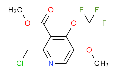 Methyl 2-(chloromethyl)-5-methoxy-4-(trifluoromethoxy)pyridine-3-carboxylate
