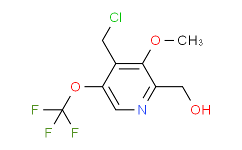 4-(Chloromethyl)-3-methoxy-5-(trifluoromethoxy)pyridine-2-methanol