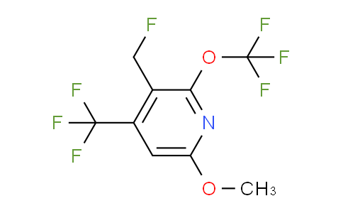3-(Fluoromethyl)-6-methoxy-2-(trifluoromethoxy)-4-(trifluoromethyl)pyridine