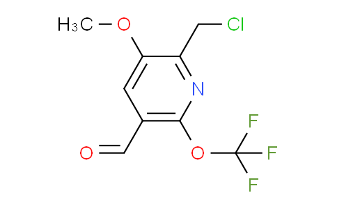 2-(Chloromethyl)-3-methoxy-6-(trifluoromethoxy)pyridine-5-carboxaldehyde