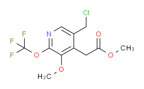 Methyl 5-(chloromethyl)-3-methoxy-2-(trifluoromethoxy)pyridine-4-acetate