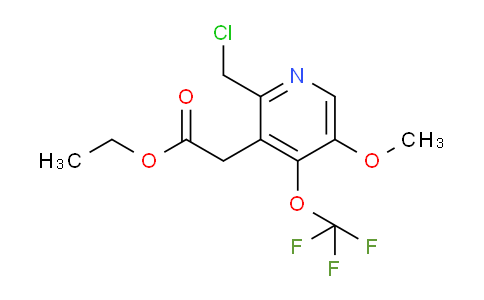 AM210532 | 1806770-32-0 | Ethyl 2-(chloromethyl)-5-methoxy-4-(trifluoromethoxy)pyridine-3-acetate