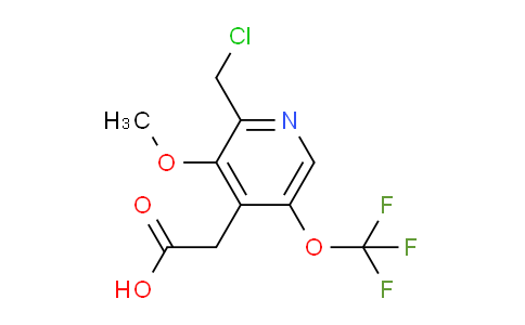 AM210534 | 1806257-34-0 | 2-(Chloromethyl)-3-methoxy-5-(trifluoromethoxy)pyridine-4-acetic acid