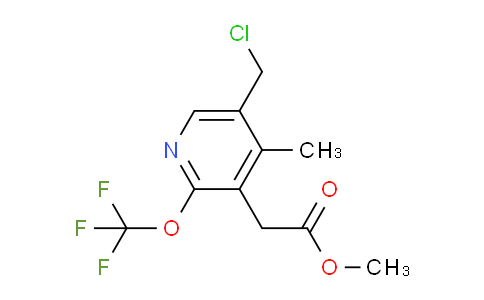 AM21054 | 1361893-24-4 | Methyl 5-(chloromethyl)-4-methyl-2-(trifluoromethoxy)pyridine-3-acetate