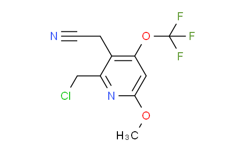AM210543 | 1805071-53-7 | 2-(Chloromethyl)-6-methoxy-4-(trifluoromethoxy)pyridine-3-acetonitrile