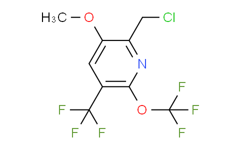 AM210555 | 1804753-14-7 | 2-(Chloromethyl)-3-methoxy-6-(trifluoromethoxy)-5-(trifluoromethyl)pyridine