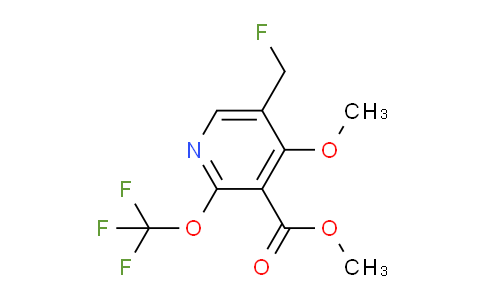 Methyl 5-(fluoromethyl)-4-methoxy-2-(trifluoromethoxy)pyridine-3-carboxylate
