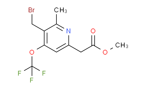 AM21056 | 1361920-82-2 | Methyl 3-(bromomethyl)-2-methyl-4-(trifluoromethoxy)pyridine-6-acetate