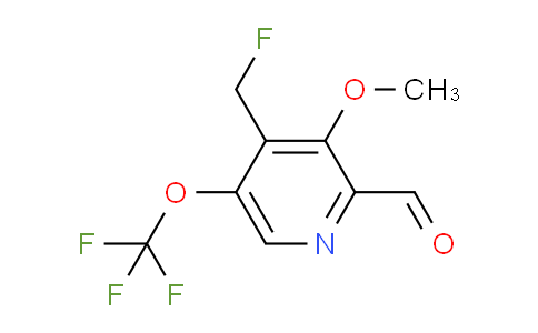 4-(Fluoromethyl)-3-methoxy-5-(trifluoromethoxy)pyridine-2-carboxaldehyde