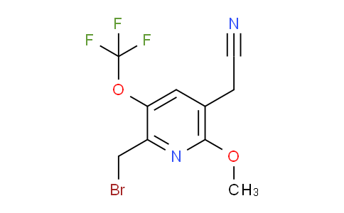 AM210579 | 1804467-20-6 | 2-(Bromomethyl)-6-methoxy-3-(trifluoromethoxy)pyridine-5-acetonitrile