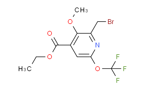 AM210580 | 1805917-95-6 | Ethyl 2-(bromomethyl)-3-methoxy-6-(trifluoromethoxy)pyridine-4-carboxylate
